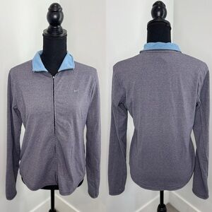 Nike Gray Women’s Zip Up Jacket (S)